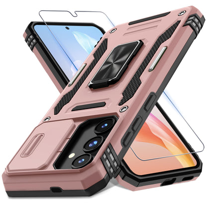 ###DEERLAMN Galaxy A17 Case with Slide Cover-Black