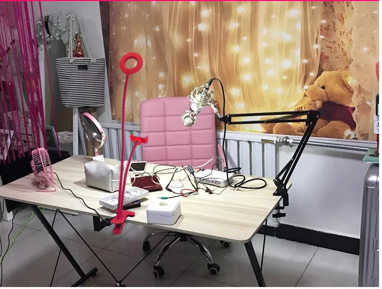 Mobile broadcast anchor bracket repair light bracket beauty integrated broadcast equipment repair light lamp