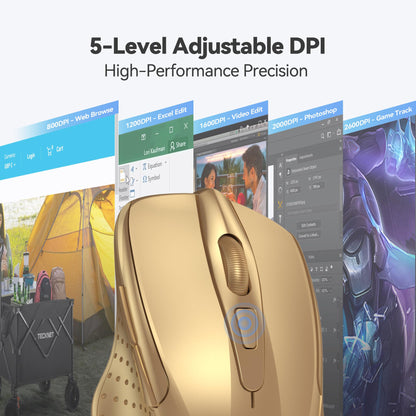 ErgoGlide Wireless: 6-Button, 2600 DPI, 24-Month Power