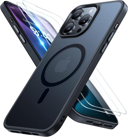 Miracase Magnetic iPhone 14 Case with Protectors