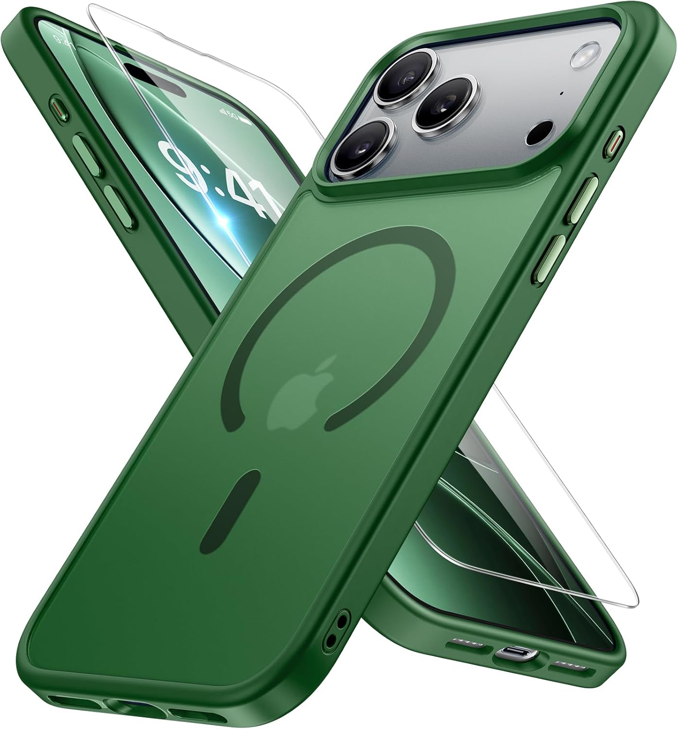 Miracase Magnetic iPhone 14 Case with Protectors