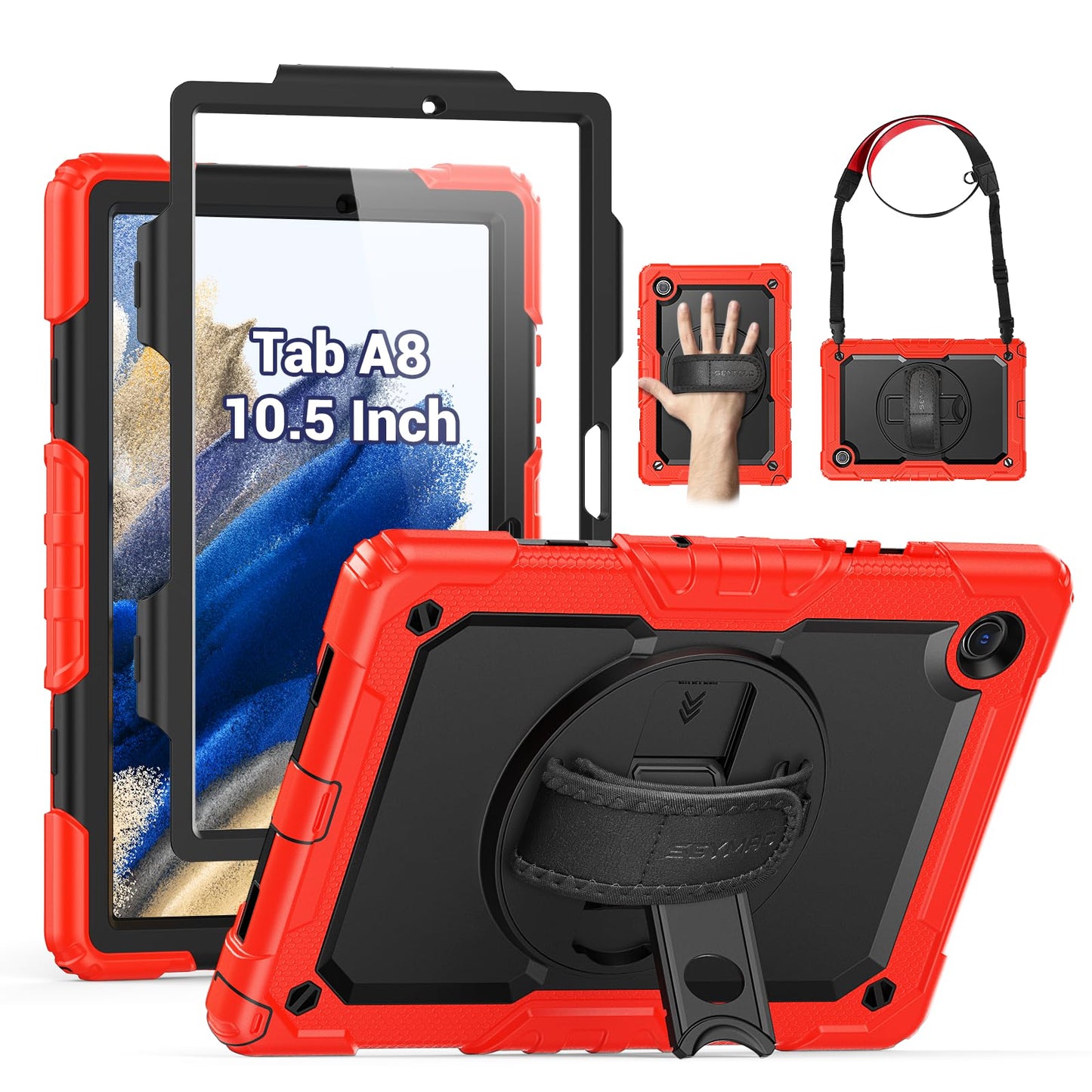 SEYMAC Heavy Duty Case for Galaxy Tab A9 8.7 2023, Blue