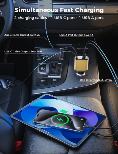 SuperOne 4-in-1 Car Charger - Small Enterprise