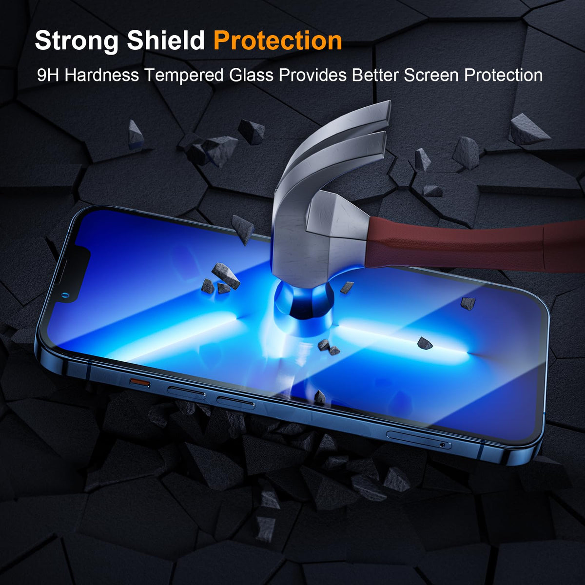 SIBEITU 3+3 Pack Screen Protector for iPhone 17 6.3 Inch Tempered Glass