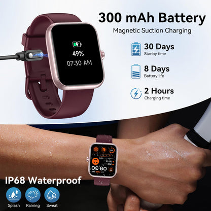 FitSmart Alexa Watch: HD Touchscreen & Health Tracker - Small Enterprise