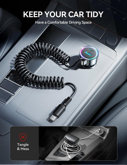 TurboCharge 72W Car Adapter: iPhone & Galaxy Ready!