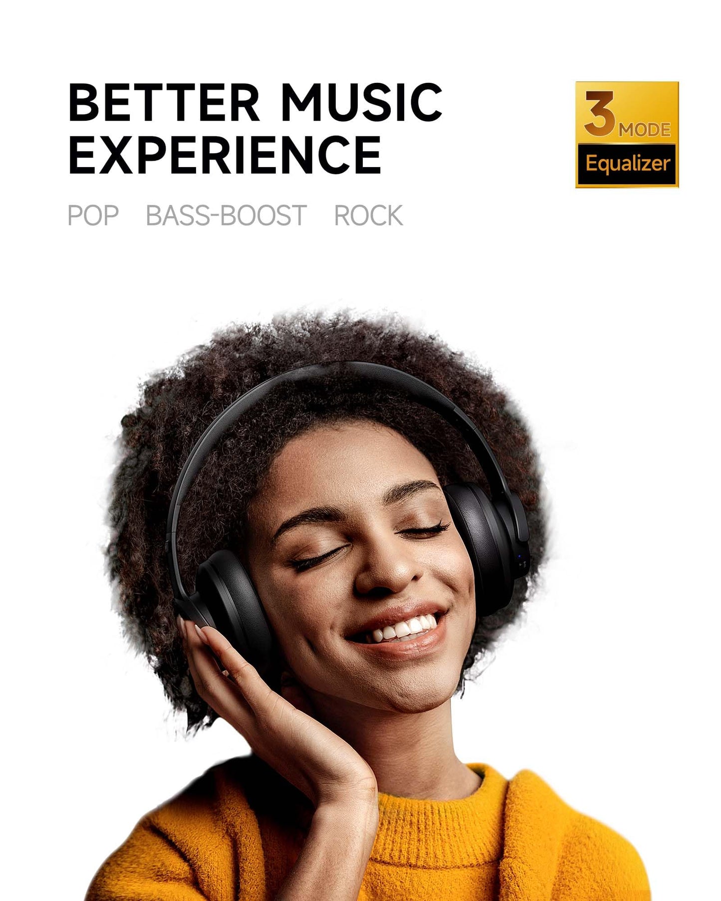 Picun B8 Wireless Bluetooth Headphones, 120H Playtime