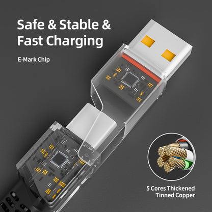 QuadCharge 65W: 4-in-1 Fast Multi-Cable