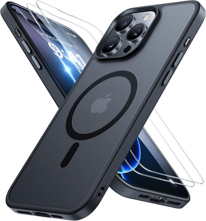 Miracase Magnetic iPhone 14 Case with Protectors