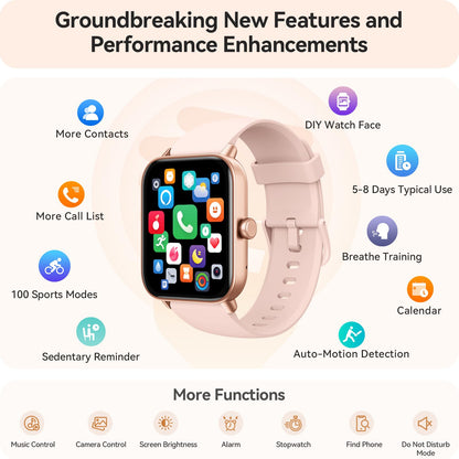 FemmeFit Smartwatch: Alexa, Waterproof, 100+ Sports - Small Enterprise