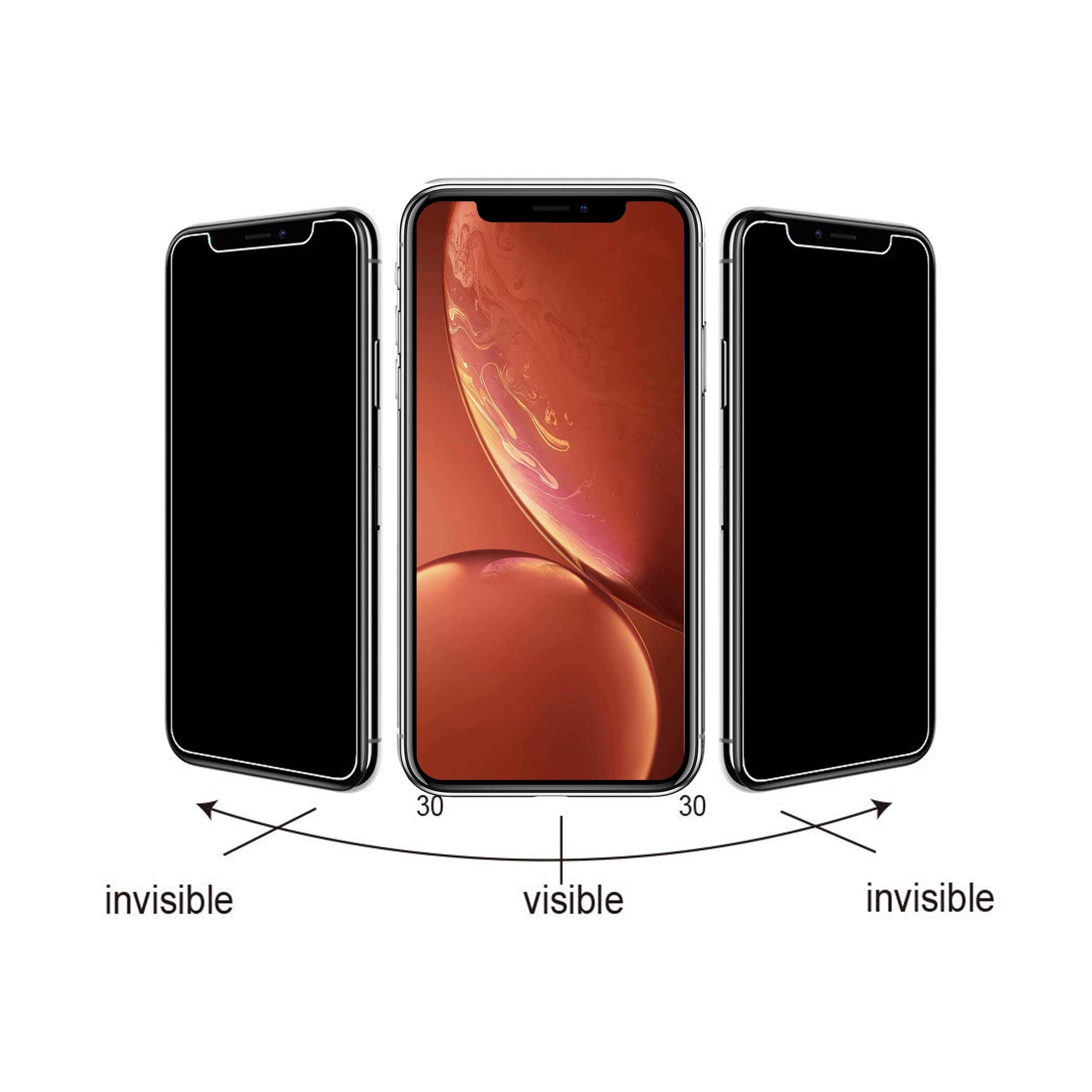 Ailun iPhone Privacy Glass 3-Pack - 6.1 Security - Small Enterprise