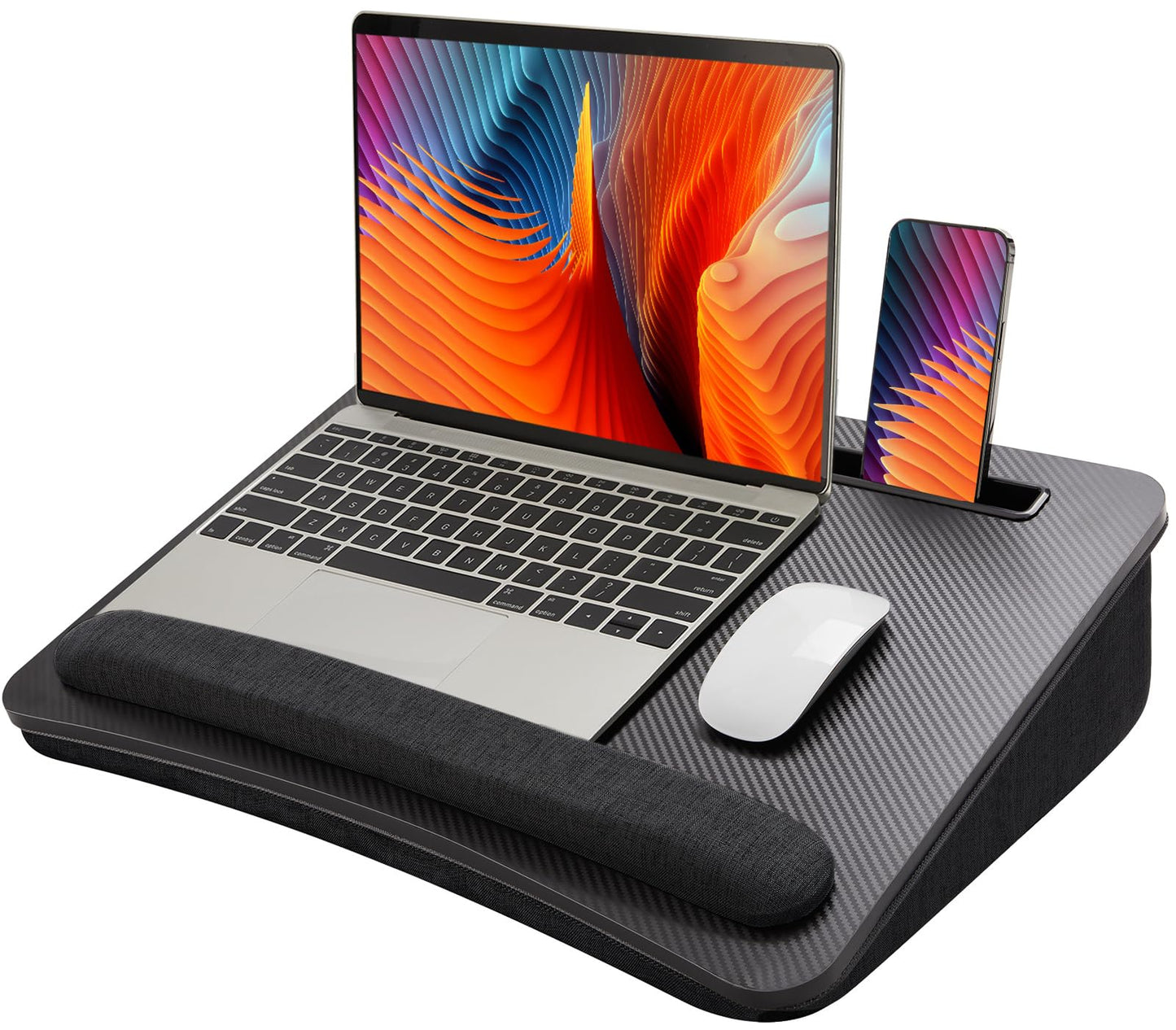 CushyLap Desk: Portable Laptop Stand & Storage