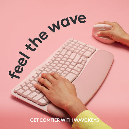 WaveEase Wireless Ergokey by Logitech