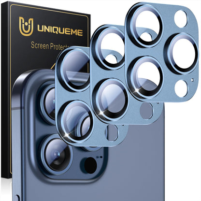 UniqueMe for 3 Pack iPhone 16 Pro/iPhone 16 Pro Max Camera Lens Protector