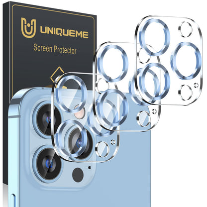 UniqueMe for 3 Pack iPhone 16 Pro/iPhone 16 Pro Max Camera Lens Protector