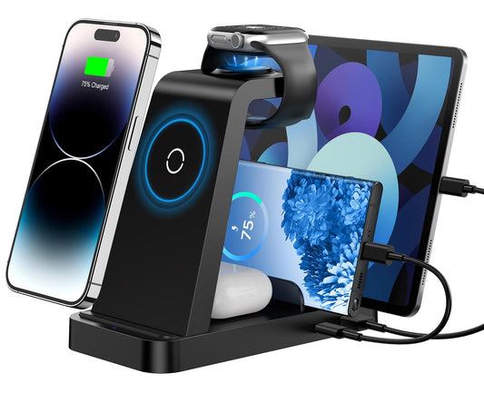 5-in-1 Wireless Charging Station for iPhone & Apple Devices