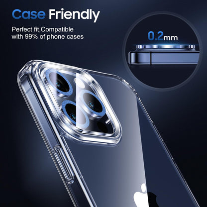 UniqueMe for 3 Pack iPhone 16 Pro/iPhone 16 Pro Max Camera Lens Protector