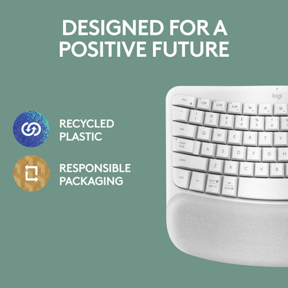 WaveEase Wireless Ergokey by Logitech