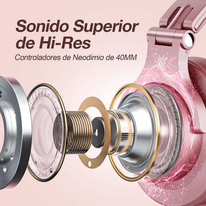 ProSonic A70: 72H Wireless Studio DJ Headphones