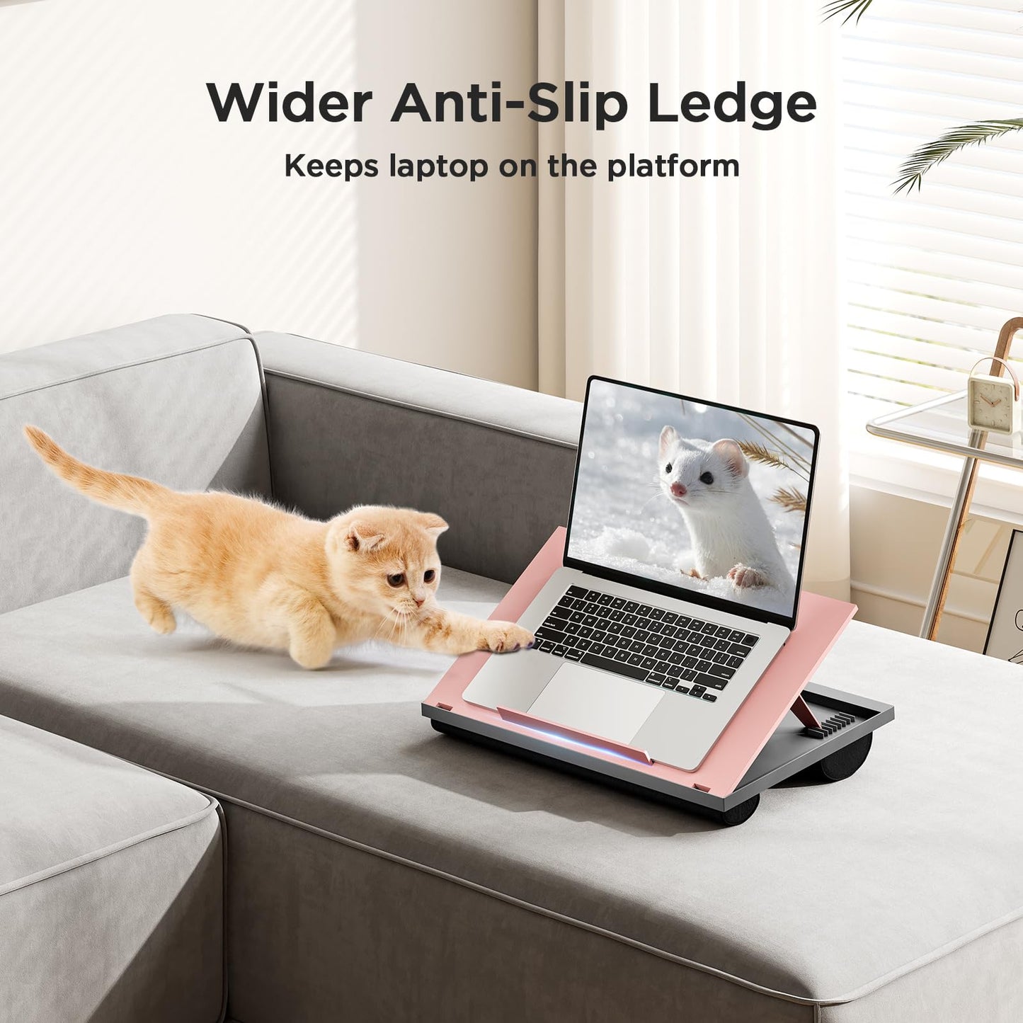 HUANUO FlexiStand: 8-Angle Laptop Comfort Desk