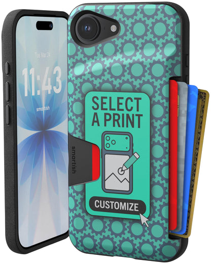 Smartish iPhone 18 Pro/17 Pro Wallet Case, Wallet Slayer V1, Cherry Blossom