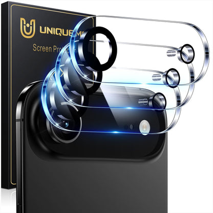 UniqueMe for 3 Pack iPhone 16 Pro/iPhone 16 Pro Max Camera Lens Protector