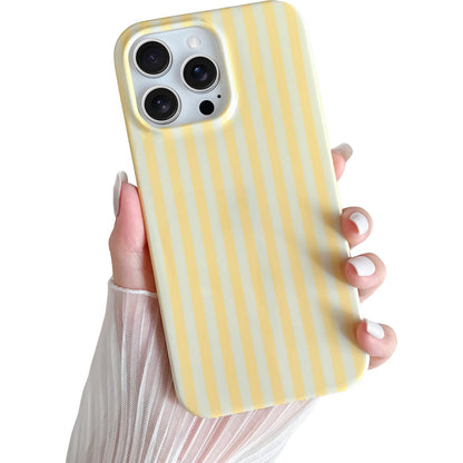 Yeddabox for iPhone 17 Pro Max Case Cute Striped Phone Case Soft TPU Slim Shockproof Phone Cover for Women Girls, Pink