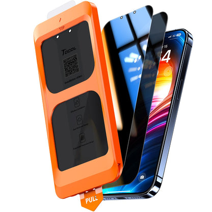 TOCOL Privacy Shield 9H Glass for iPhone 15 - 2 Pack - Small Enterprise