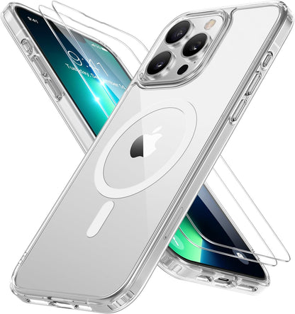 Miracase Magnetic iPhone 14 Case with Protectors