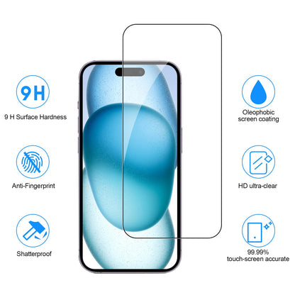 SIBEITU 3+3 Pack Screen Protector for iPhone 17 6.3 Inch Tempered Glass