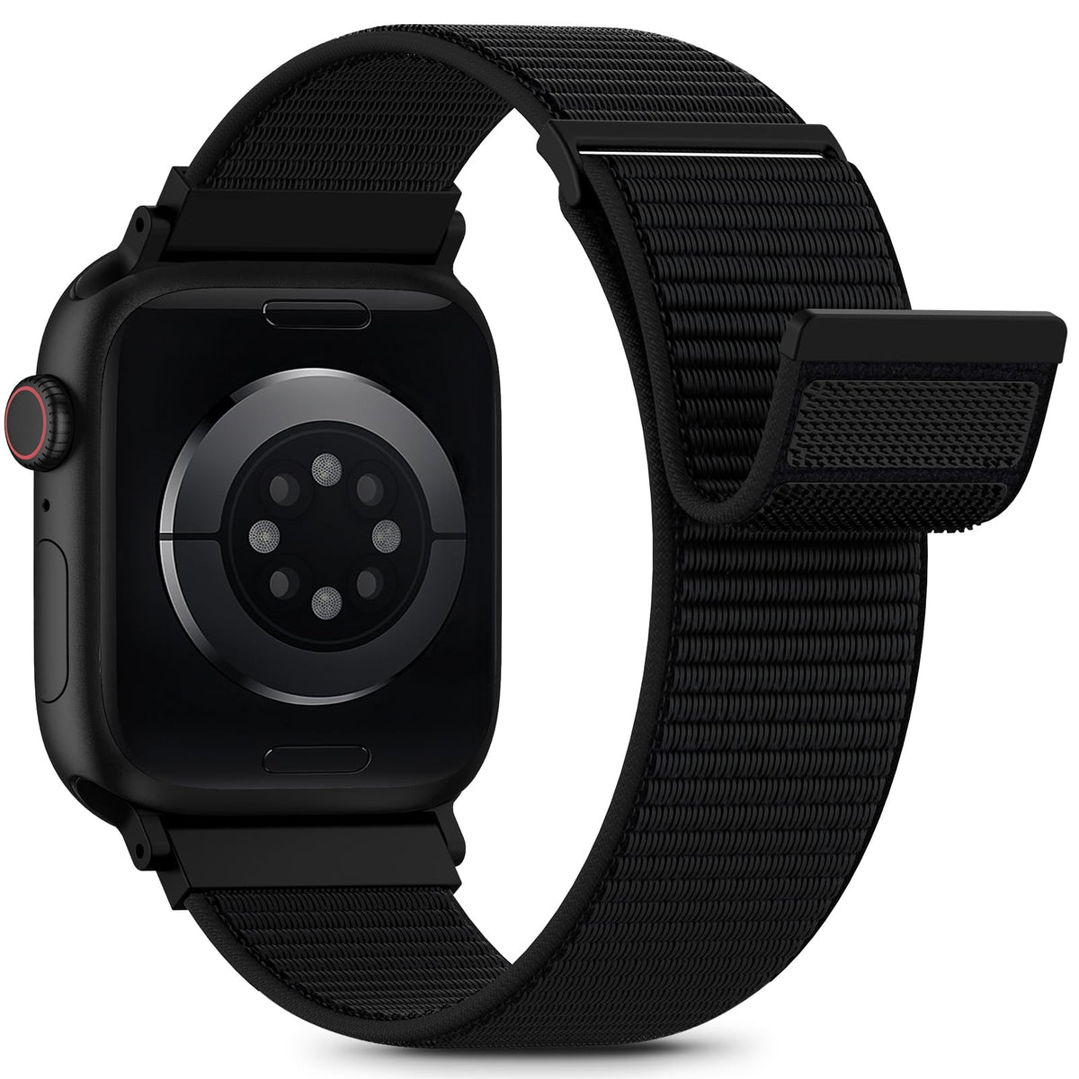 Nylon Loop Sport Band Compatible with Apple Watch Bands 44mm 45mm 46mm 49mm 42mm for Women Men, iWatch Wrist Straps for Ultra 3 2, Se, Series 11 10 9 8 7, Breathable, Soft Band Ideal for Outdoor