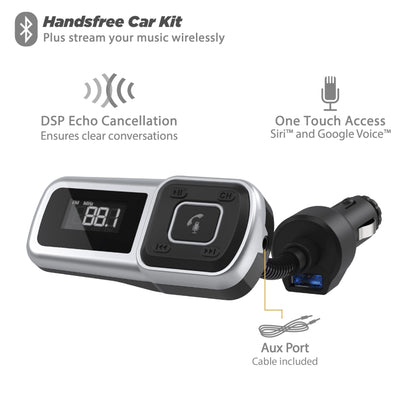 Scosche DriveConnect: Bluetooth FM & Dual USB Charger