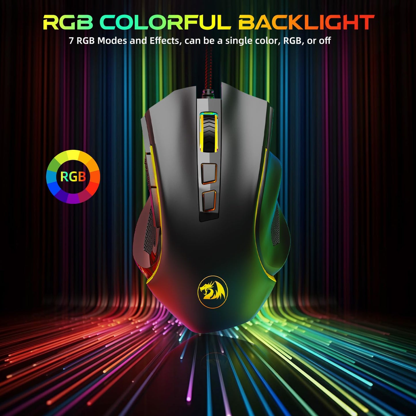 Griffin Pro: Wireless RGB Gaming Mouse 7200 DPI