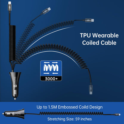 SyncCharge: MFi Lightning Car Adapter 4.8A/24W