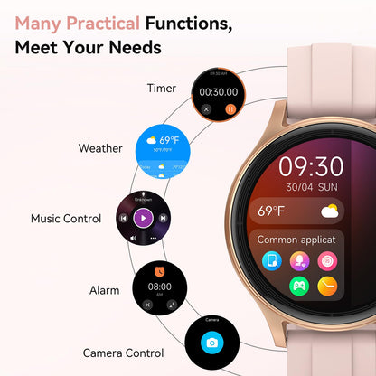 PinkFit Smartwatch - 2 Bands, 7-day Battery - Small Enterprise