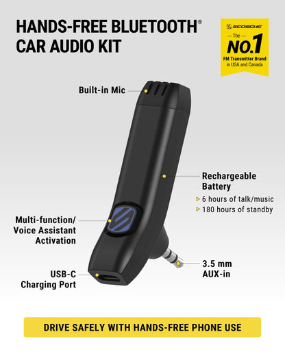 Scosche DriveConnect: Bluetooth FM & Dual USB Charger