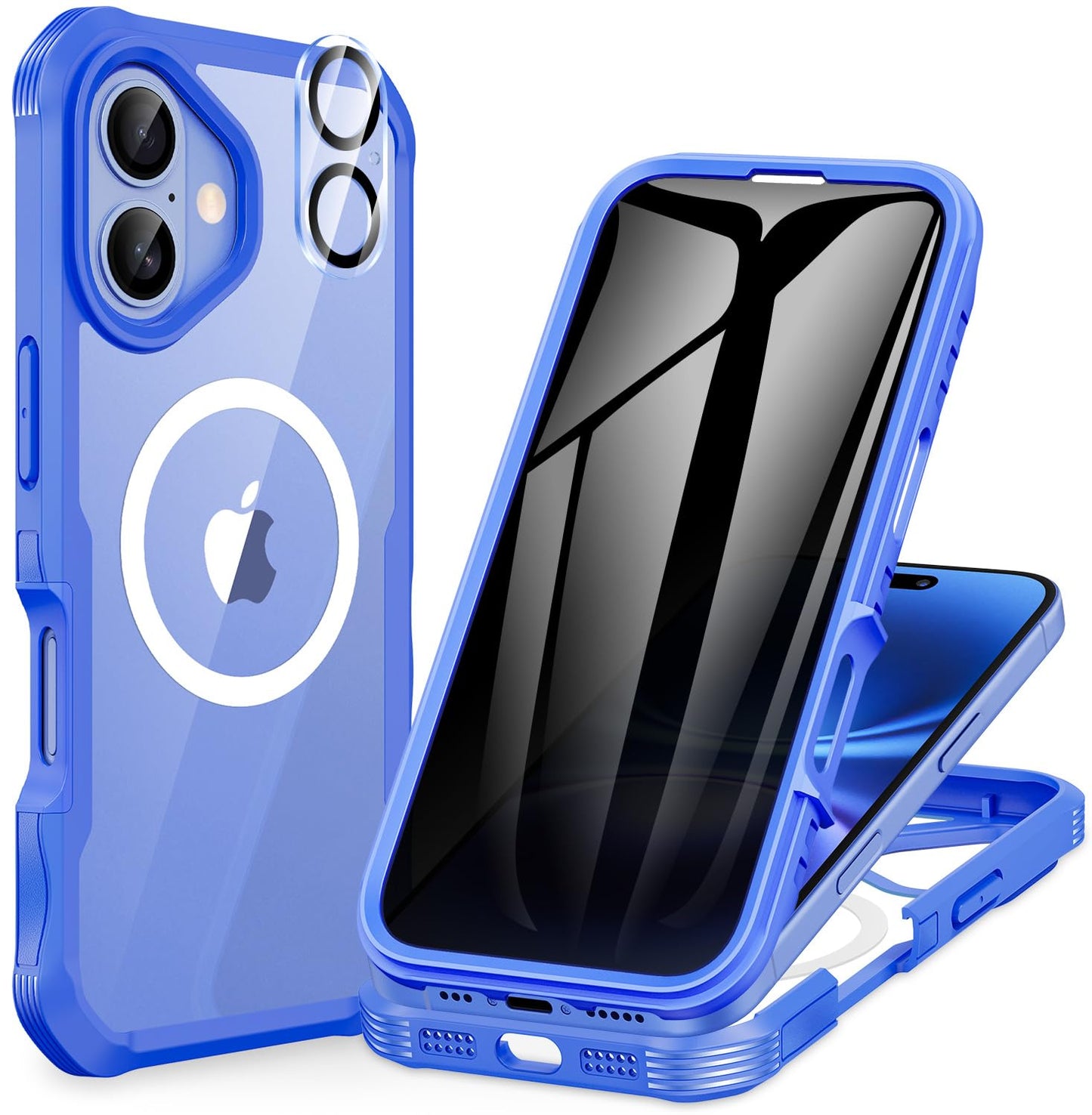 CENHUFO Privacy iPhone 14/13 Case with Glass Protector