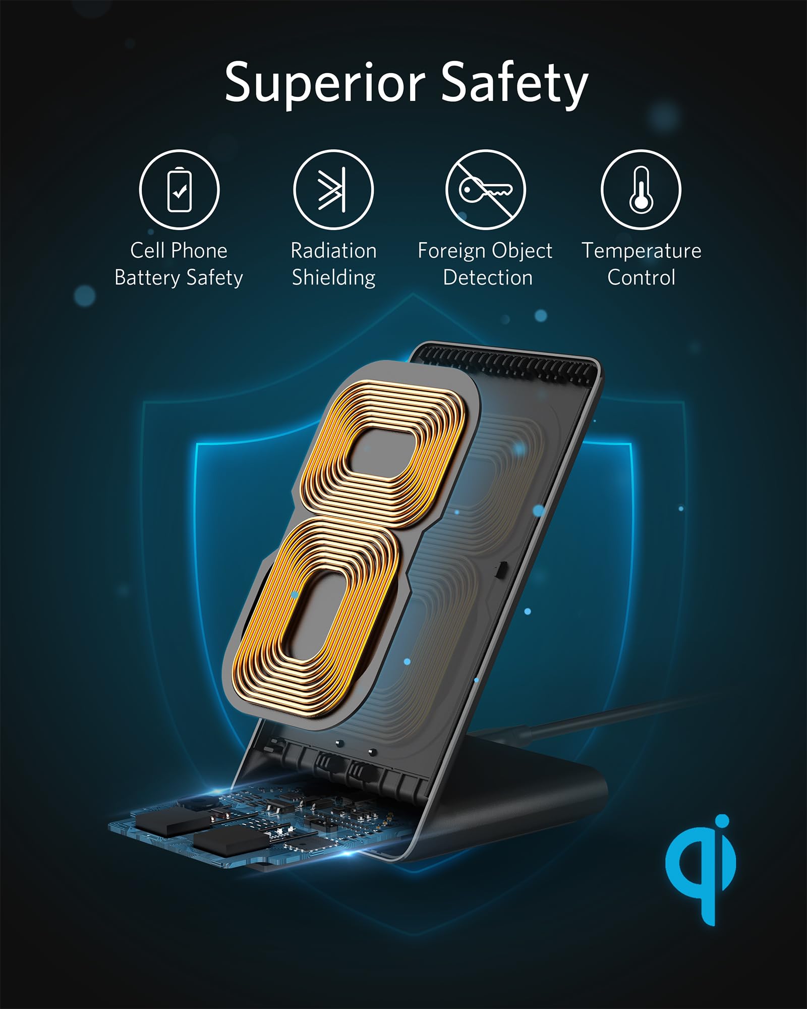 Anker 313 Wireless Charger Stand - Small Enterprise