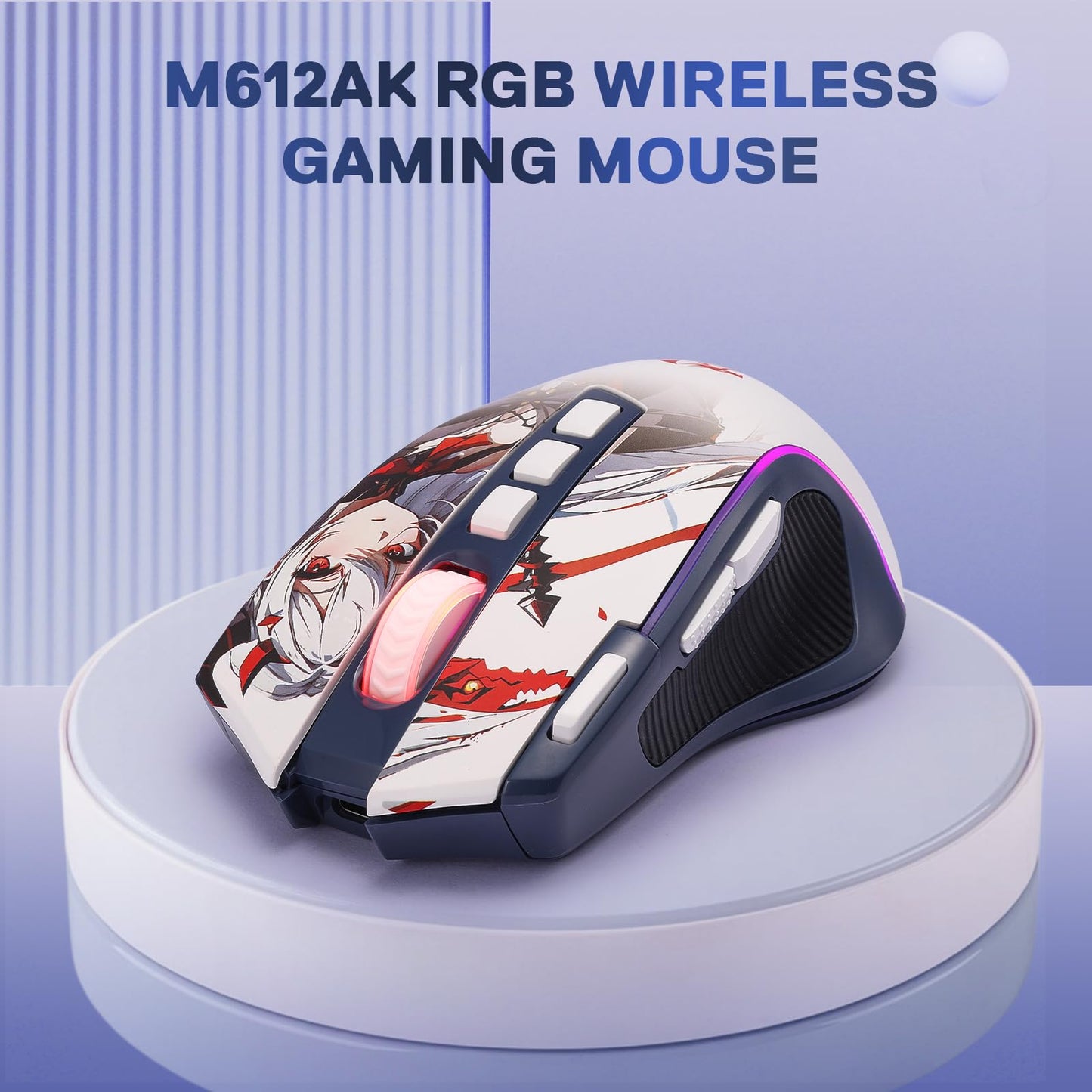 Redragon M612 PRO Swift RGB: 9-Button Gaming Mouse