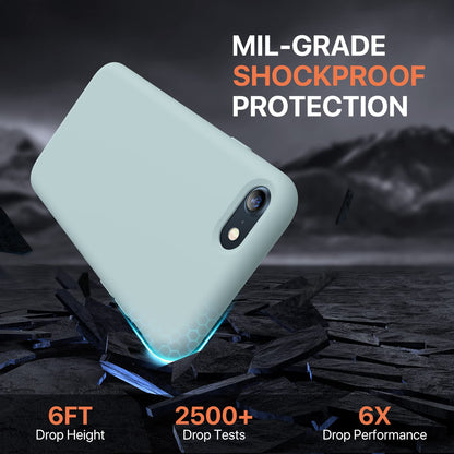 Miracase Capri Blue Slim Shockproof iPhone Case