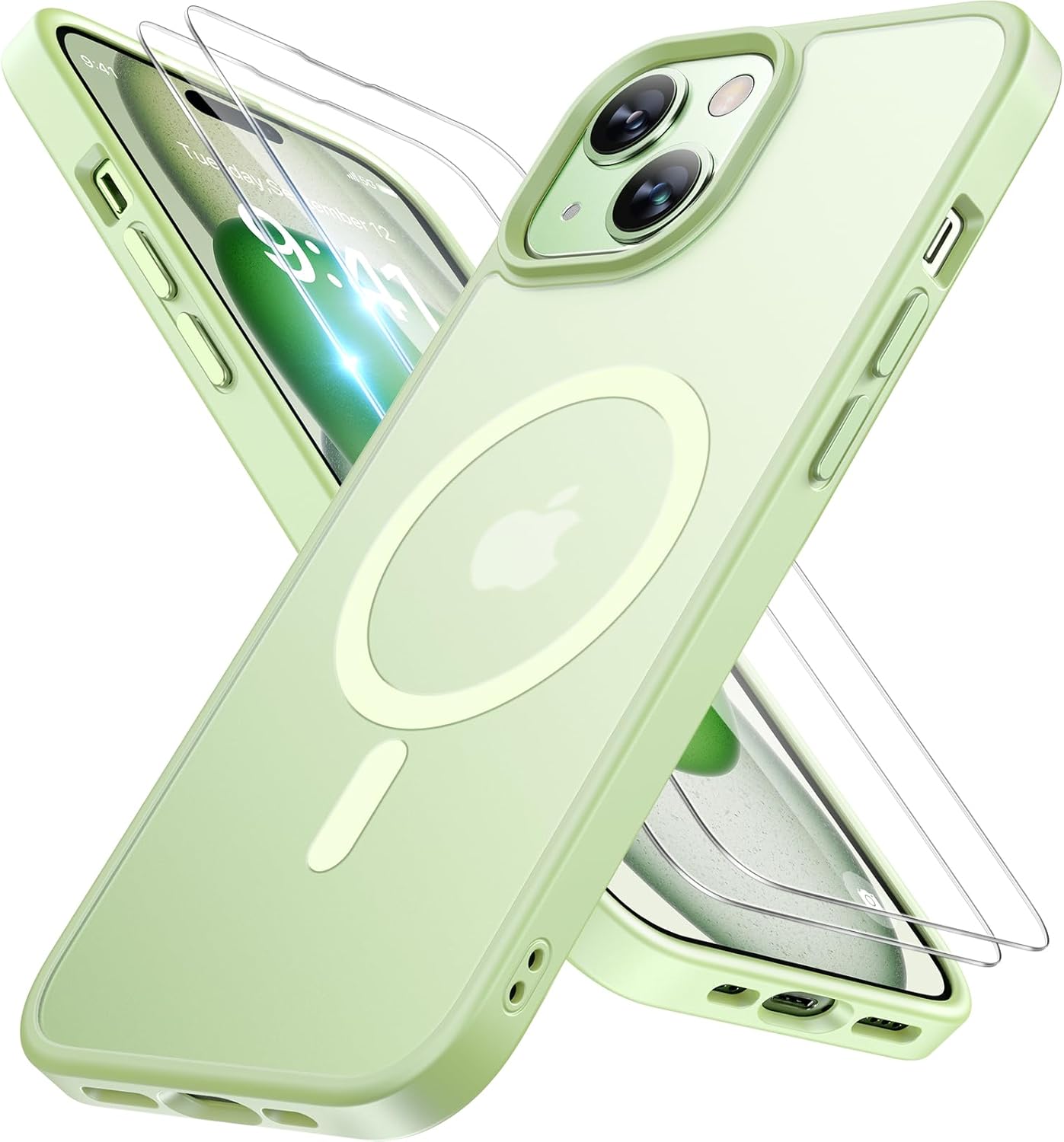 Miracase Magnetic iPhone 14 Case with Protectors