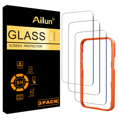 Ailun iPhone 16/15/15 Pro 6.1 Screen Protector 3-Pack
