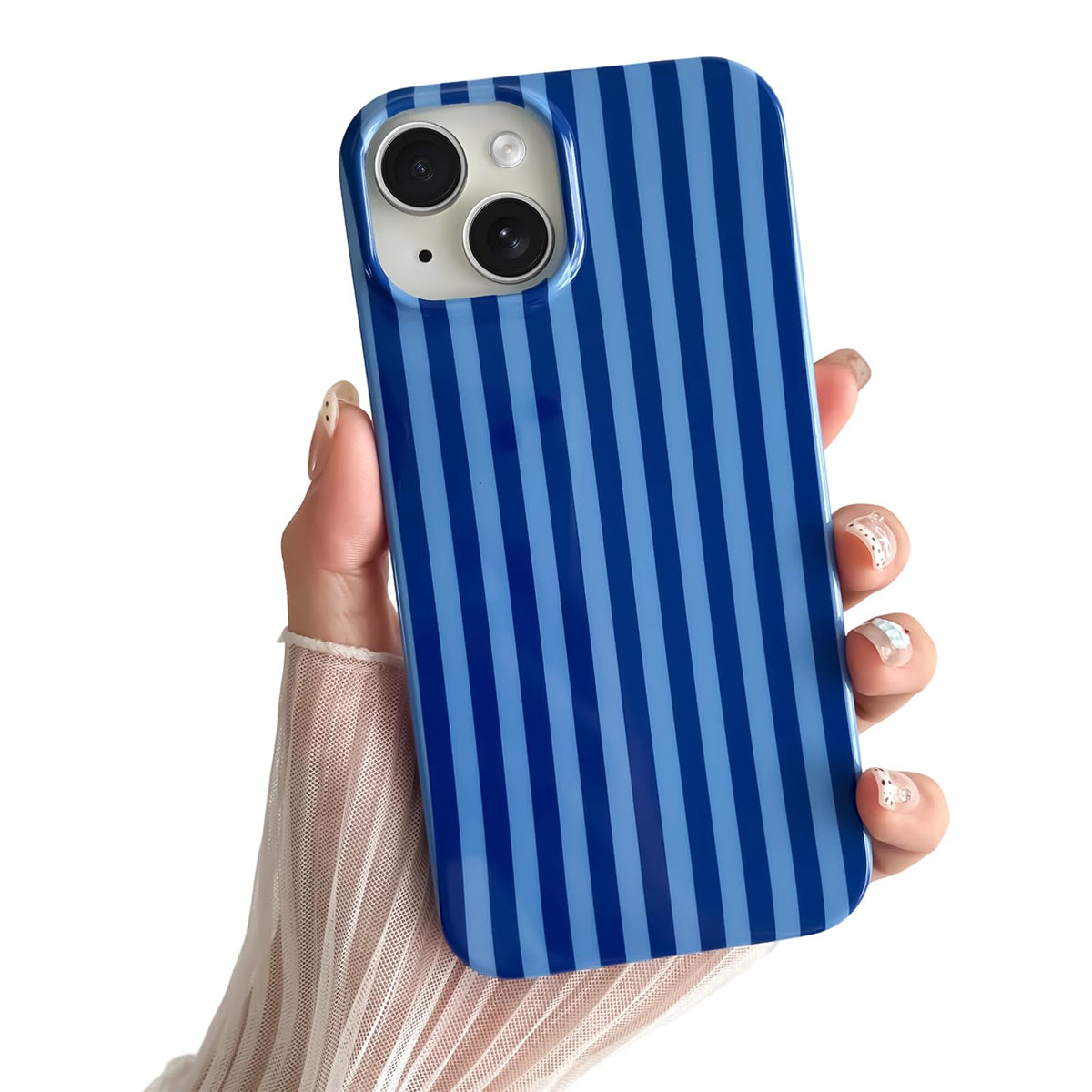 Yeddabox for iPhone 17 Pro Max Case Cute Striped Phone Case Soft TPU Slim Shockproof Phone Cover for Women Girls, Pink