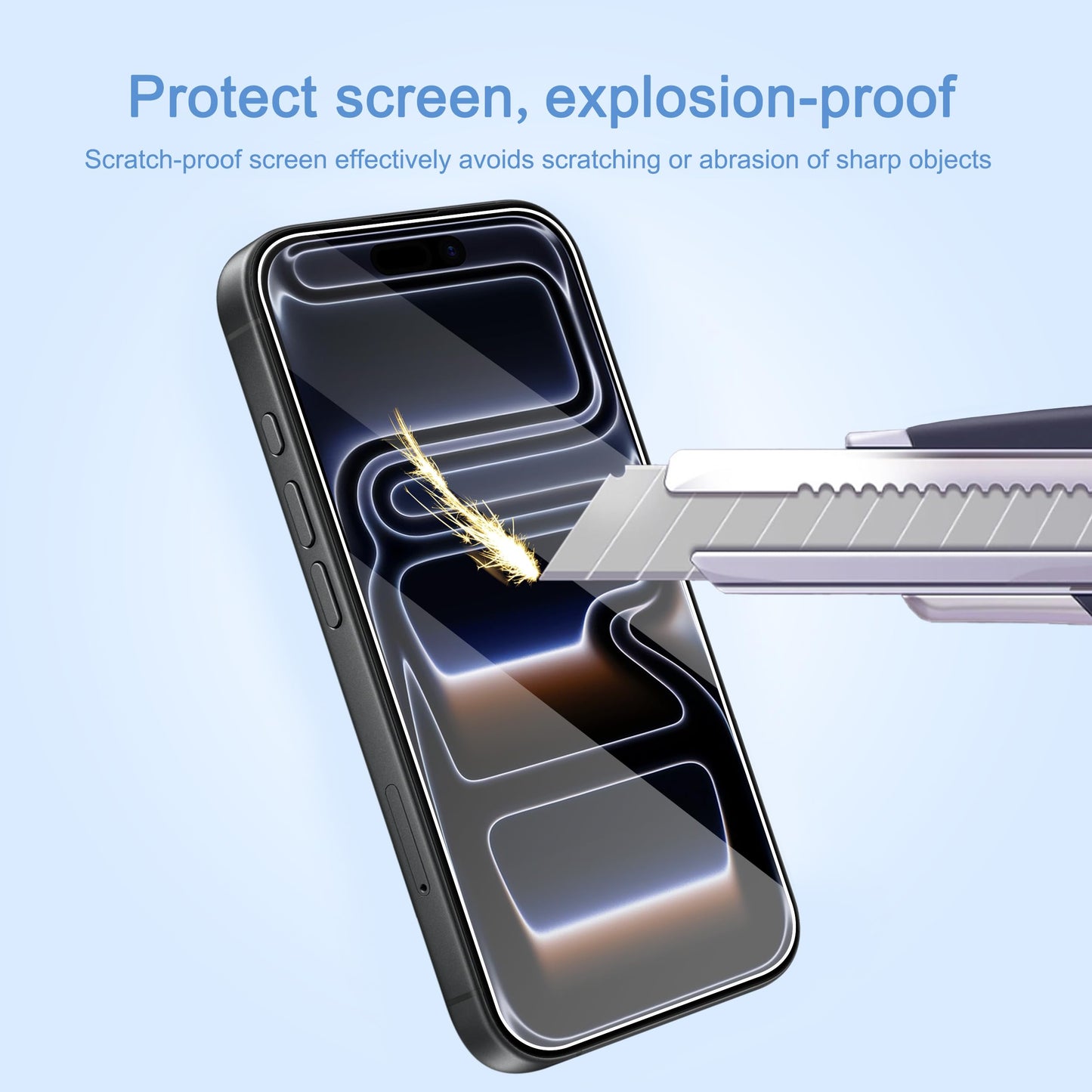 Ailun iPhone 16/15/15 Pro 6.1 Screen Protector 3-Pack