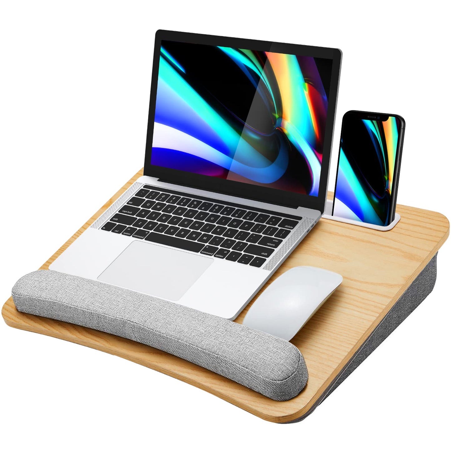 CushyLap Desk: Portable Laptop Stand & Storage