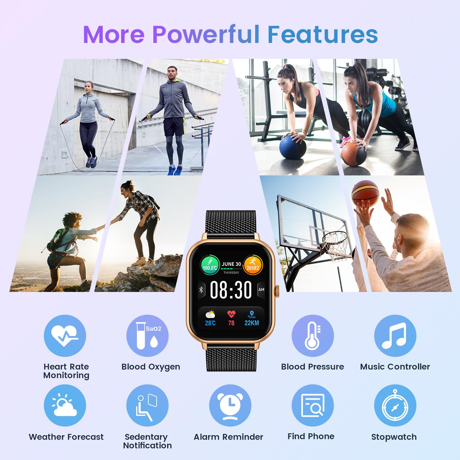 FitGoddess Smartwatch: Health & Fitness Tracker - Small Enterprise