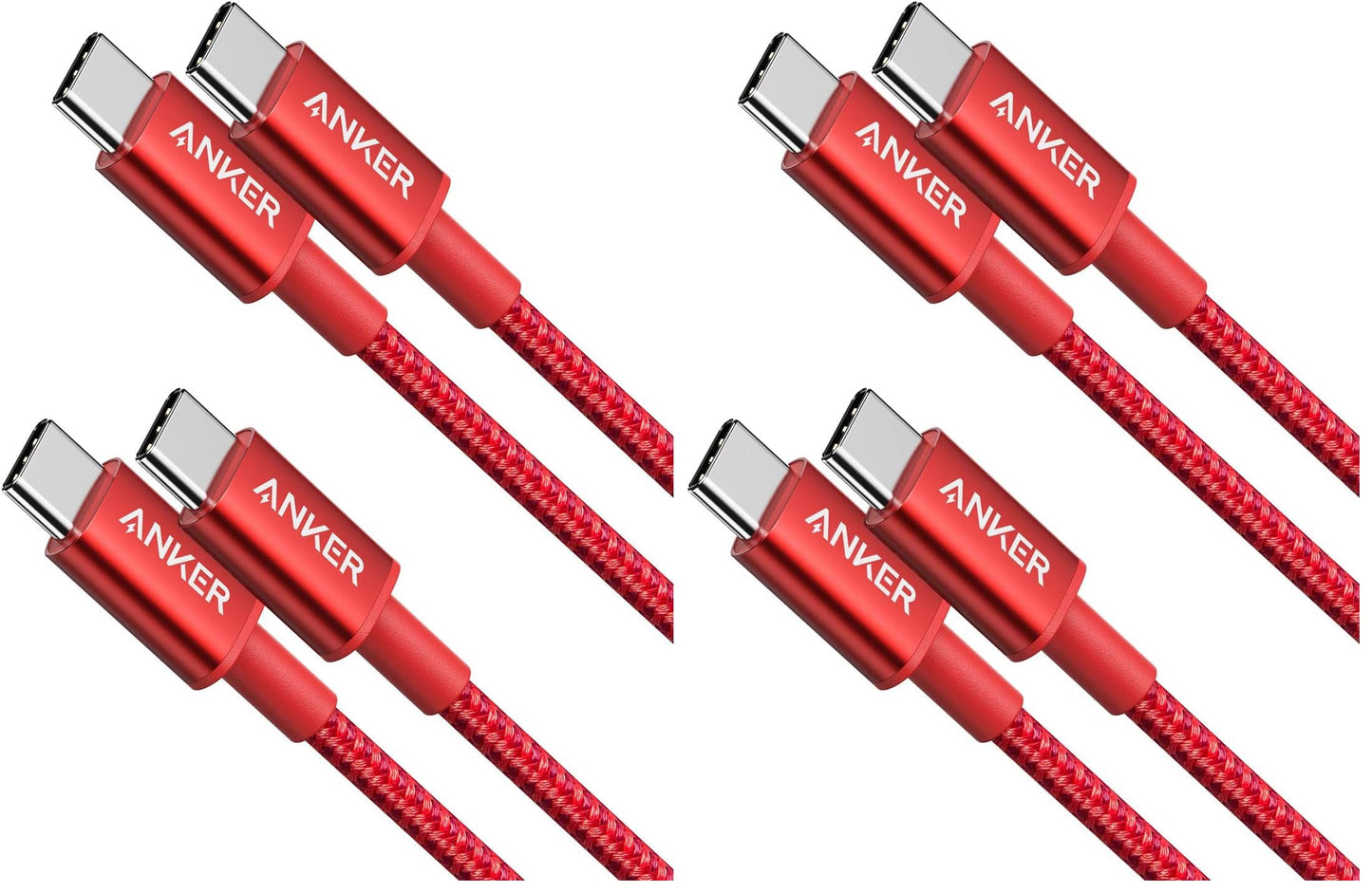 Anker USB C to USB C Cable, Type-C 60W Fast Charging Cable (6 FT, 2Pack) for iPhone 17 Series, iPad mini 6 and More (Black)