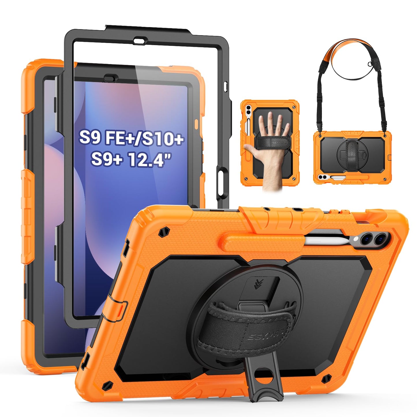 SEYMAC Heavy Duty Case for Galaxy Tab A9 8.7 2023, Blue