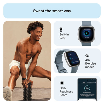 Fitbit Versa 4 Smartwatch - Health & Fitness Companion - Small Enterprise