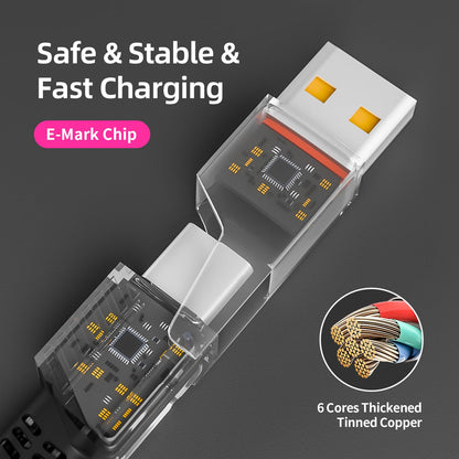 QuadCharge 65W: 4-in-1 Fast Multi-Cable